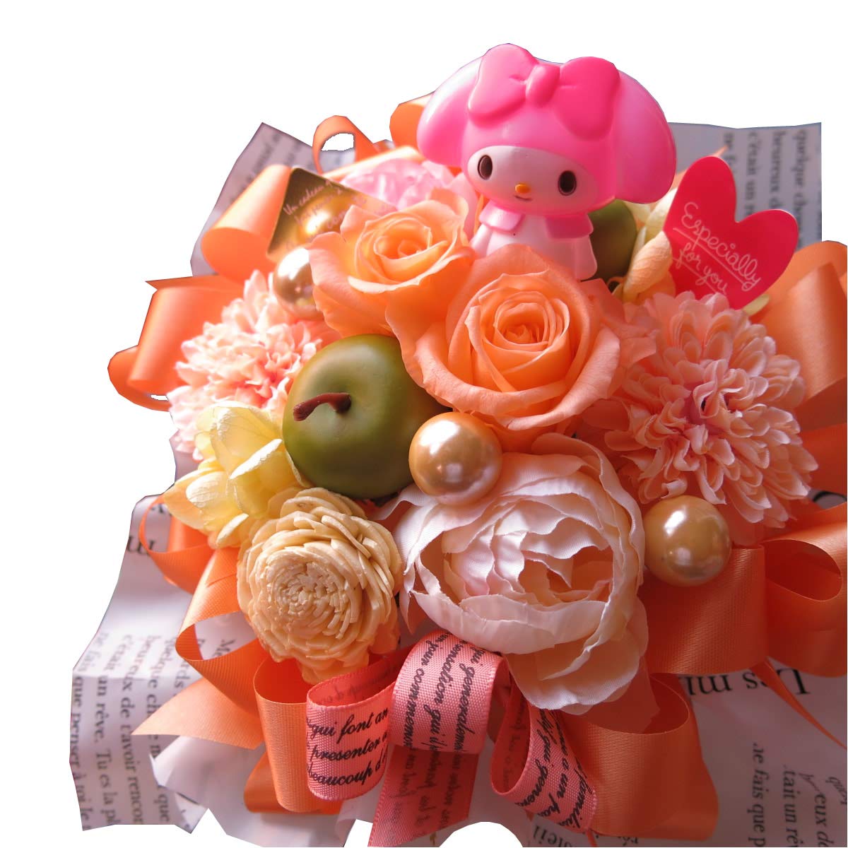 Amazon｜マイメロ入り 花束風 プリザーブドフラワー入りギフト マイ